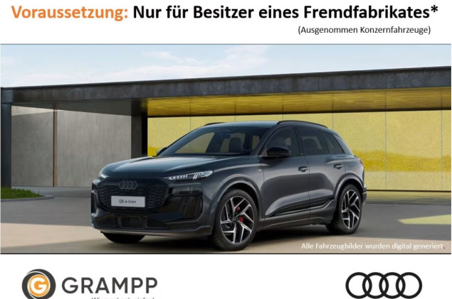 Audi Q6 e-tron S line business e-tron performance 225 kW 0,25% VERSTEUERUNG + HUD + 21 ZOLL + AHK + B&O