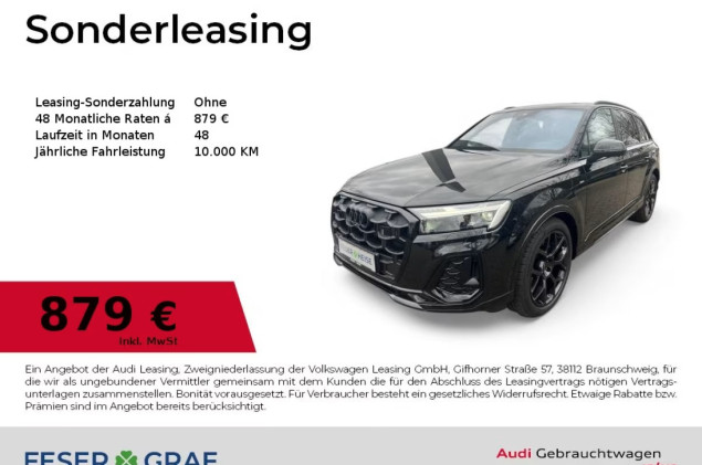 Audi Q7 50 TDI quattro Allradlenk/AZV/Pano/B&O/HUD