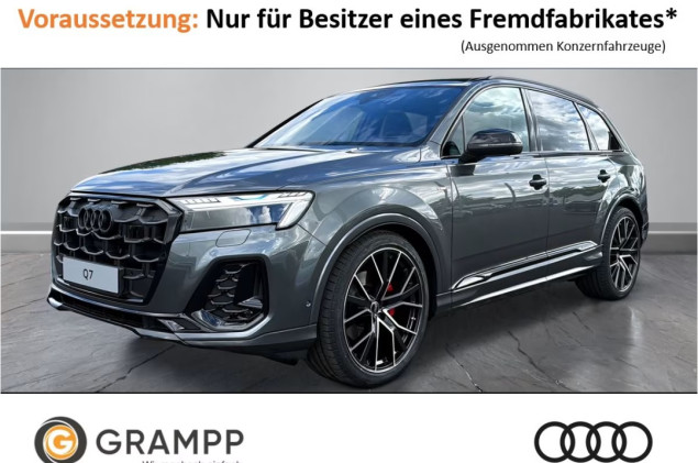 Audi Q7 50 TDI quattro S line business + B&O + 22 ZOLL + AHK + HUD + MATRIX + ACC + CARBON