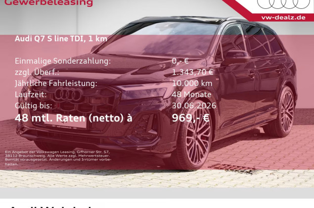 Audi Q7 SUV S line TDI quattro tiptronic AHK Alu 22