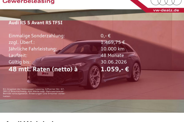 Audi RS5 RS 5 Avant tiptronic Klima NAVI LED