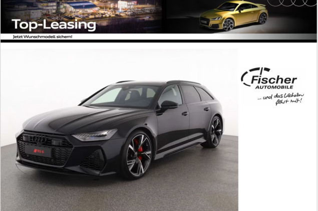Audi RS6 Avant TFSI quattro LP: 176.951,-