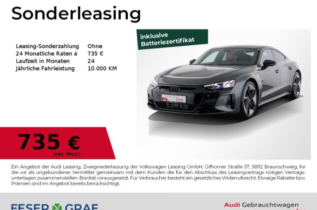 Audi RS e-tron GT Matrix/HUD/Navi Plus Head-up-Dis