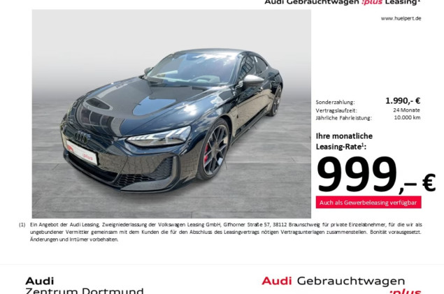 Audi RS e-tron GT performance quattro AKTIVFAHRWERK CARBONDACH LASERLICHT KERAMIKBREMSE