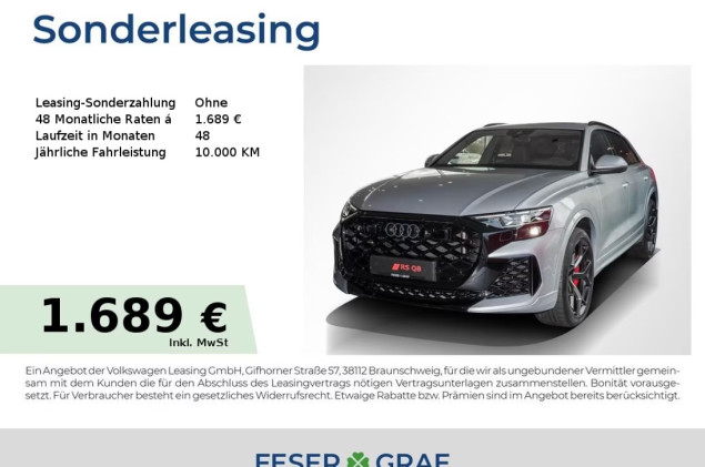 Audi RS Q8 SUV perf. Matrix/RS-AgA/Keramik/VMax305/HuD
