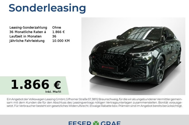 Audi RS Q8 SUV performance tiptronic