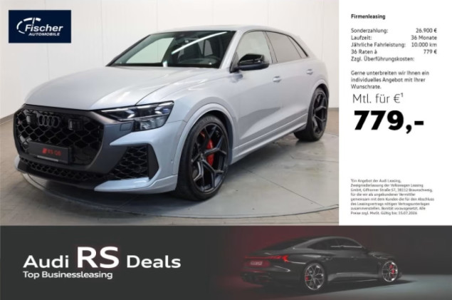 Audi RS Q8 TFSI quattro performance UPE: 216.130,- €