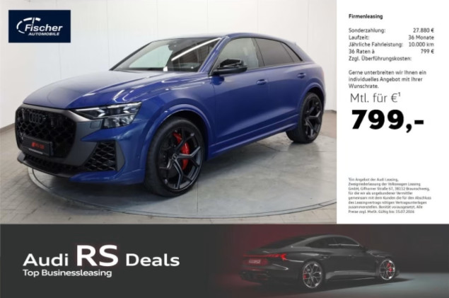 Audi RS Q8 TFSI quattro performance UPE: 216.880,- €