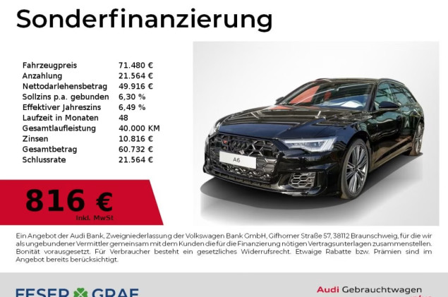 Audi S6 Avant TDI AHK,Matrix,B&O,Leder,Sportsitze+