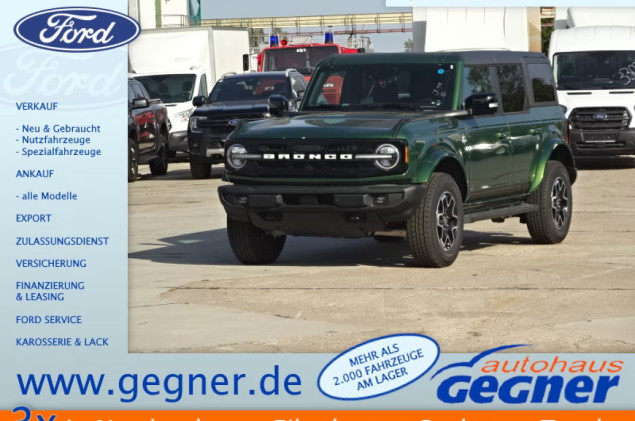 Ford Bronco Outer Banks 4x4 2.7 V6 Navi LED
