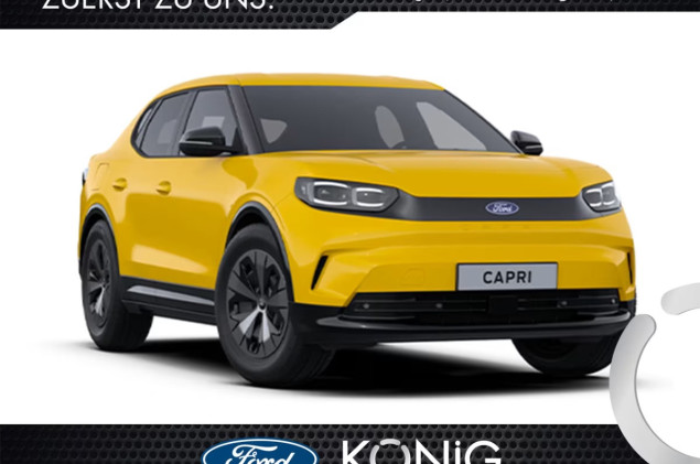 Ford Capri 58kWh  UMWELTBONUS BIS 6.000€ INKL. WARTUNG König Deals Neubestellung Anfang Q1 2027 - FREI KONFIGUR