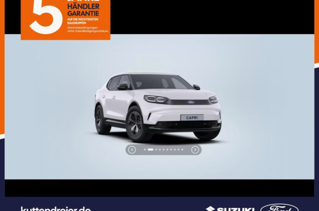 Ford Capri Sonderdeal nur für kurze Zeit: 79 kWh Dual-Elektromotor 250 kW (340 PS), Allrad