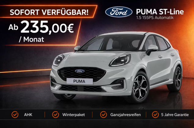Ford Puma 155PS ST-Line Automatik AHK|Winter|Navi|