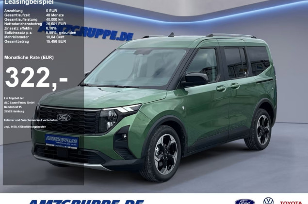 Ford Tourneo Courier 1.0 EB Active 5J.*Gar. Navi+ACC+Winterpak