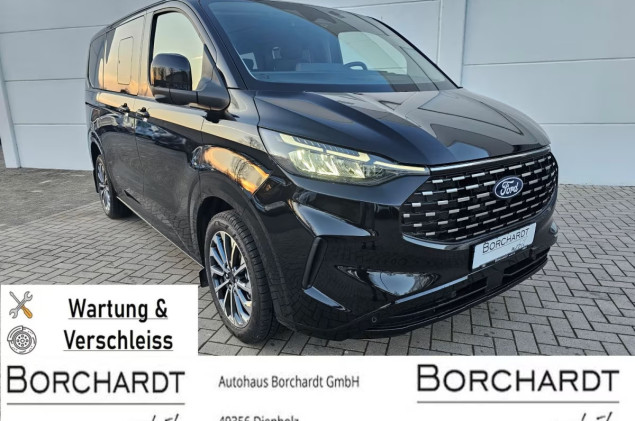 Ford Tourneo Custom Titanium X*AWD*Pano*Exklusiv*AHKs**Wartung & Verschleiss*Schiebet.el*dig.Spiegel*sofort*