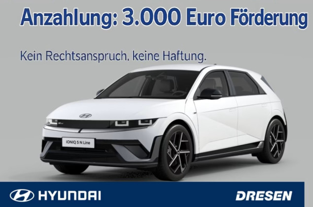 Hyundai IONIQ 5 N Line ️**3.000€ Förderung** ️ | Navi I Sitzheizung I ISOFIX I LED I Rückfahrkamera I Wärmepumpe