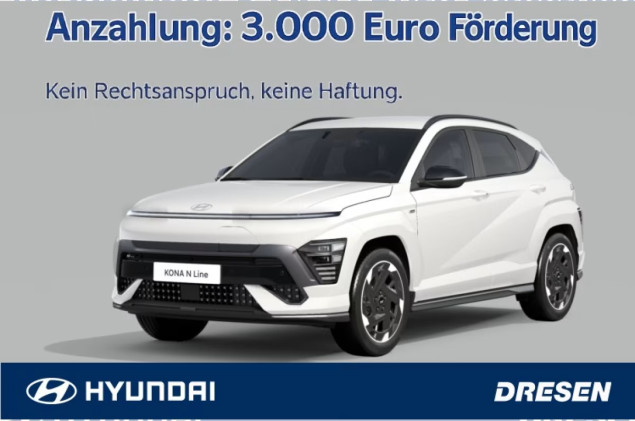Hyundai KONA Elektro N Line ️**3.000€ Förderung** ️ | Navi I Lenkradheizung I Rückfahrkamera I LED I Sitzheizung