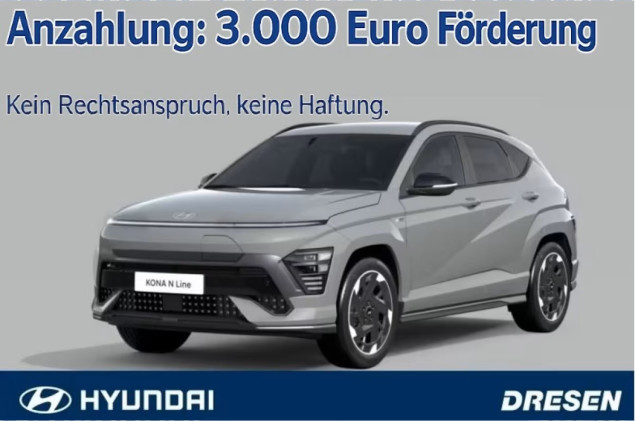 Hyundai KONA Elektro N Line ️**3.000€ Förderung** ️ | Navi I Sitzheizung I ISOFIX I LED I Rückfahrkamera I