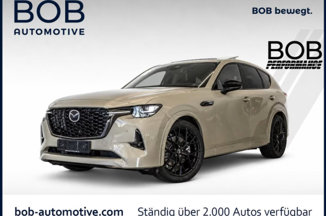 Mazda CX-60 AWD PHEV Aut. 327PS HOMURA PLUS Zircon Sand FÖRDERUNGSBERECHTIGT P