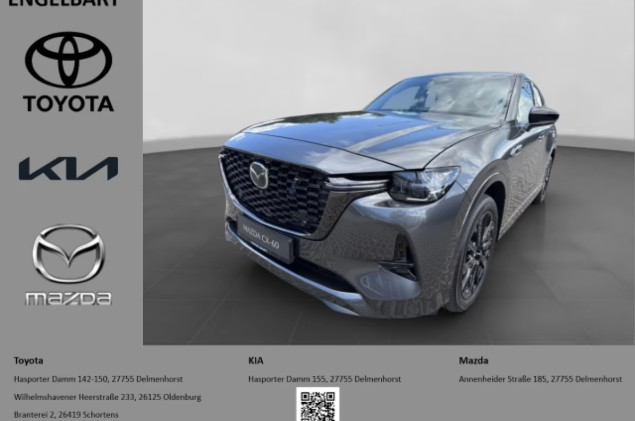 Mazda CX-60 Homura 2WD 3.3 e-SKYACTIV-D 200 M-Hybrid EU6e HUD Navi Memory Sitze Klimasitze