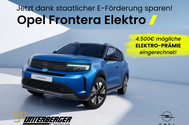 Opel Frontera Electric 44kWh Batterie 113PS - inkl. Winter-Paket - inkl. 4.500€ im Leasingangebot für Sie eingerec