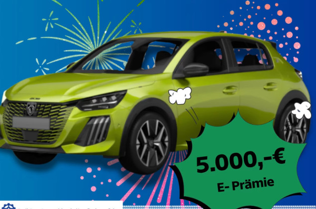 Peugeot 208 e208 Style 136PS 100kw  ​ ​ E Prämie