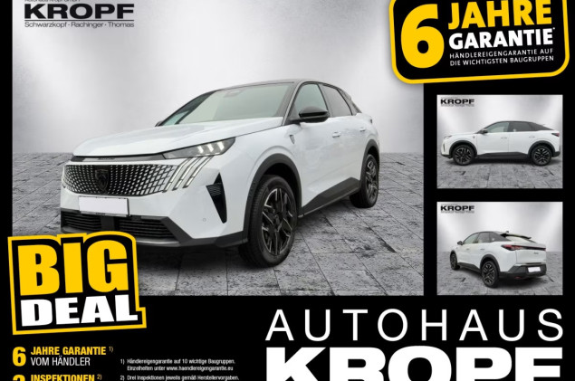 Peugeot 3008 1.2 145 GT ACC+Alcantara+LED+Navi+SHZ+Kam.