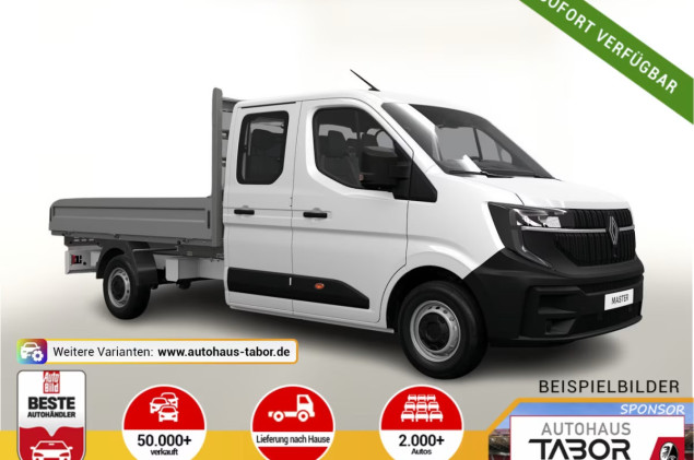 Renault Master Pritsche DoKa advance L3 3,5t dCi 150 Kam