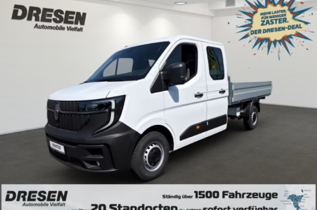 Renault Master SOFORT-Verfügbar Pritsche Doka L3H1 3,5t dCi 150 *GjR,KLIMA,PDC*