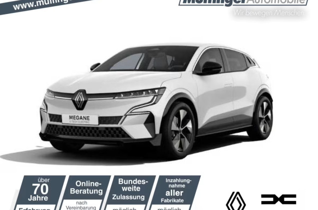 Renault Megane E-Tech TECHNO 220   GANZJAHRESREIFEN   SITZHEIZUNG  ️ E-PRÄMIE  ️