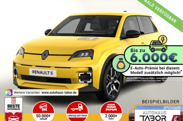 Renault R5 Techno 150 Comfort Range SHZ PDC Nav ACC