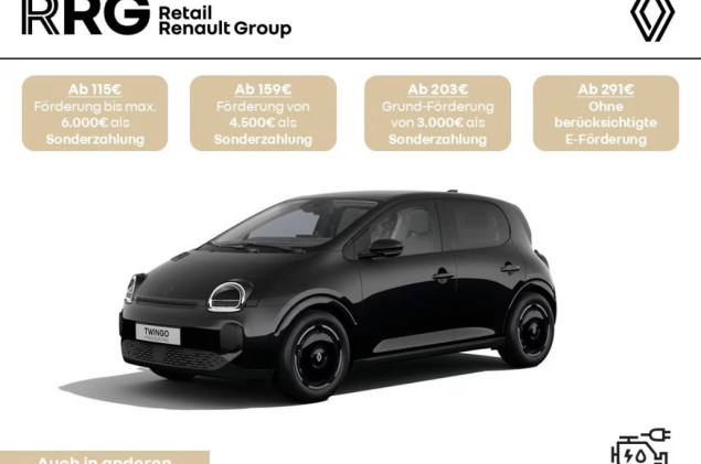 Renault Twingo E-TECH elektrisch Techno 80hp Urban Range