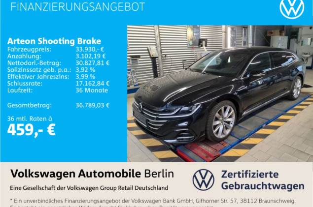 Volkswagen Arteon Shooting Brake 2.0 TDI DSG R-Line LED SHZ