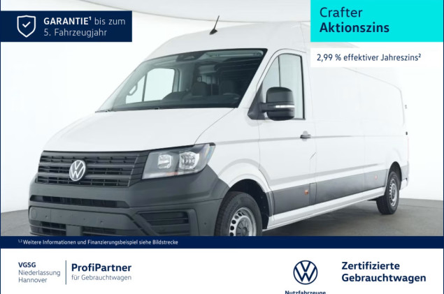 Volkswagen Crafter Kasten Lang AHK Kamera Navi MEDIA PDC