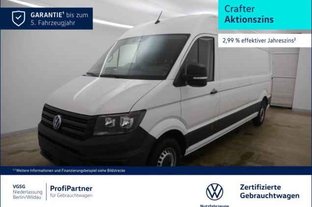 Volkswagen Crafter Kasten Lang AHK Navi PDC Tachograf RFK GJR