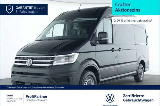 Volkswagen Crafter Kasten Mittel AHK Navi Kamera Klima Euro6