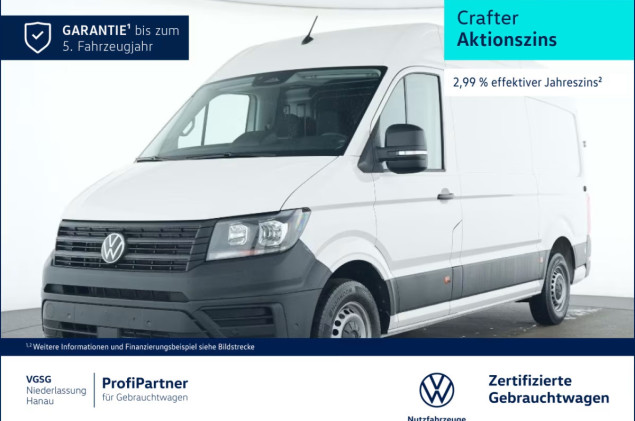 Volkswagen Crafter Kasten Mittel AHK Navi Kamera Klima ZV