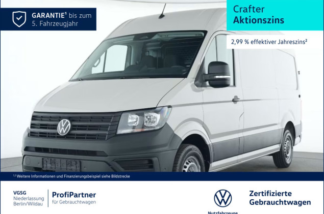 Volkswagen Crafter Kasten Mittel AHK Vorb.Tachograf RFK Klim