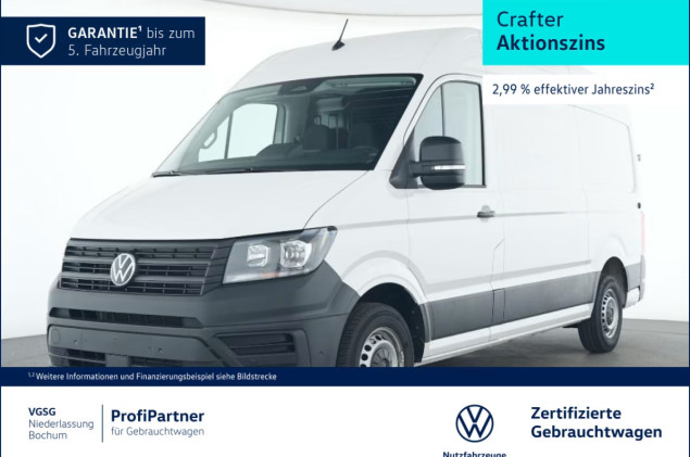 Volkswagen Crafter Kasten Mittel Klima Sitzhzg. Euro6 ZV