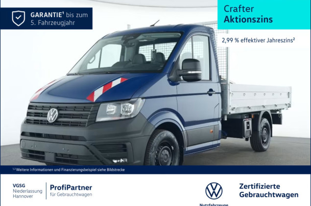Volkswagen Crafter Mittel Kipper AHK Klima Kipperausbau