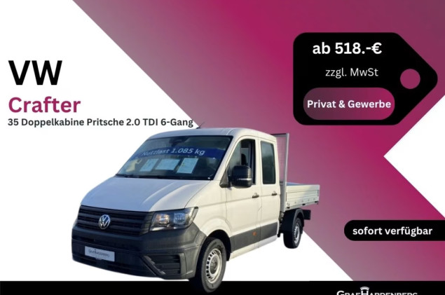 Volkswagen Crafter Pritsche Sofort verfügbar!