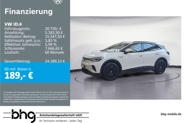 Volkswagen ID.4 Pure   SONDERANGEBOT