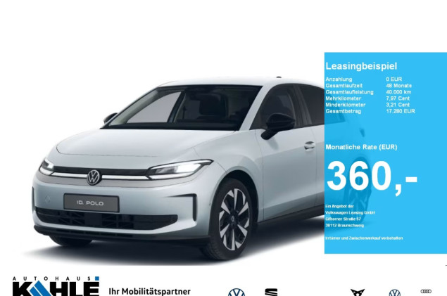 Volkswagen ID.Polo Life 52 kWh AHK GJR Winterpaket InnovisionPro