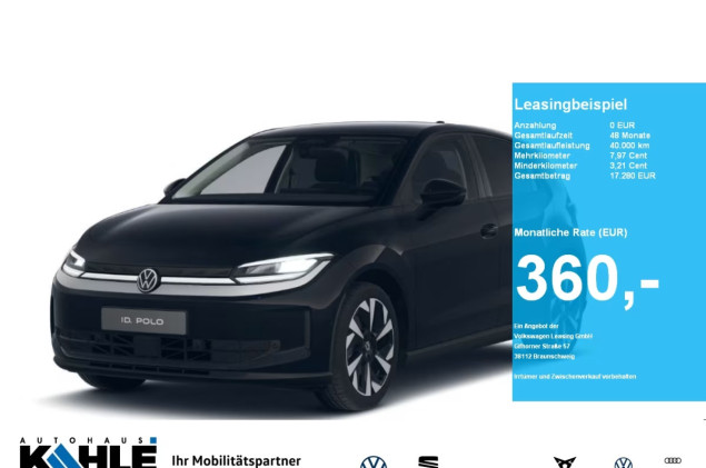 Volkswagen ID.Polo Life 52 kWh AHK GJR Winterpaket InnovisionPro