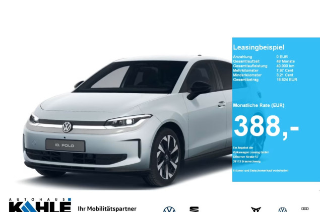 Volkswagen ID.Polo Style 52 kwh AHK GJR IQ.DRIVE InnovisionPro