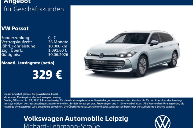 Volkswagen Passat Business 1.5 TSI eHybrid AHK
