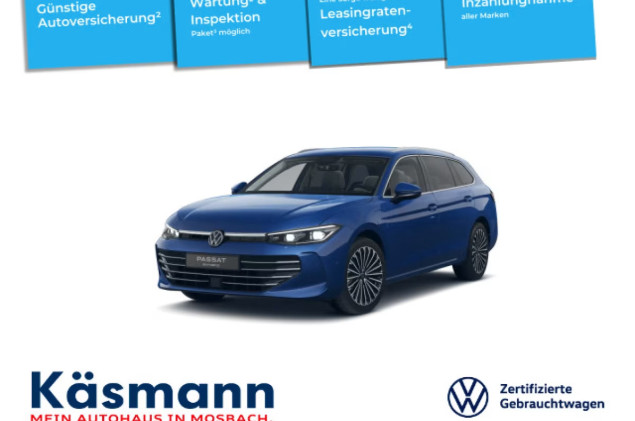 Volkswagen Passat Elegance 1.5 eHybrid AHK HUD 360 DCC INKL. WINTERRÄDER + GARANTIE