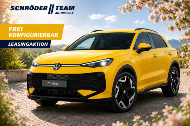 Volkswagen T-Roc R-Line ​   Leasingaktion   frei konfigurierbar