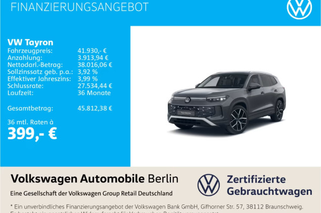 Volkswagen Tayron 1.5 eTSI DSG Elegance Navi LED SHZ ACC