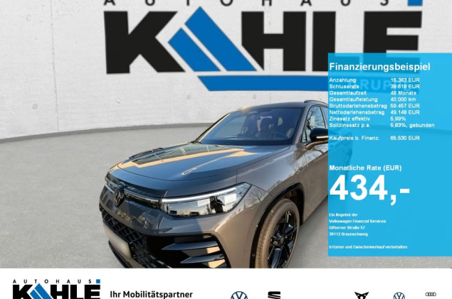Volkswagen Tayron 2.0 TSI DSG OPF R-Line SOFORT VERFÜGBAR Black Style Launch Leder Pano WinterPremium